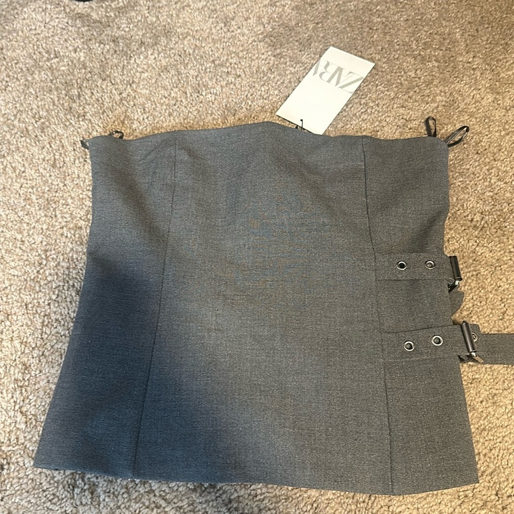 Zara Grey sleeveless top